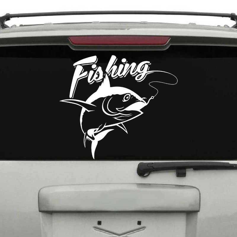 Hunting Outdoor Logos - โลโก้ตกปลา Hobby การล่าสัตว์เบ็ดตกปลา Tackle กีฬากลางแจ้งเรือ Decor