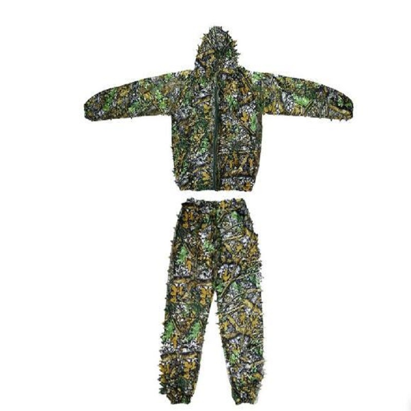 Camouflage Hunting Jacket - ชุดพรางตัว 3 มิติ สำหรับล่าสัตว์ ยิงปืนอัดลม ชุดกิลลี่