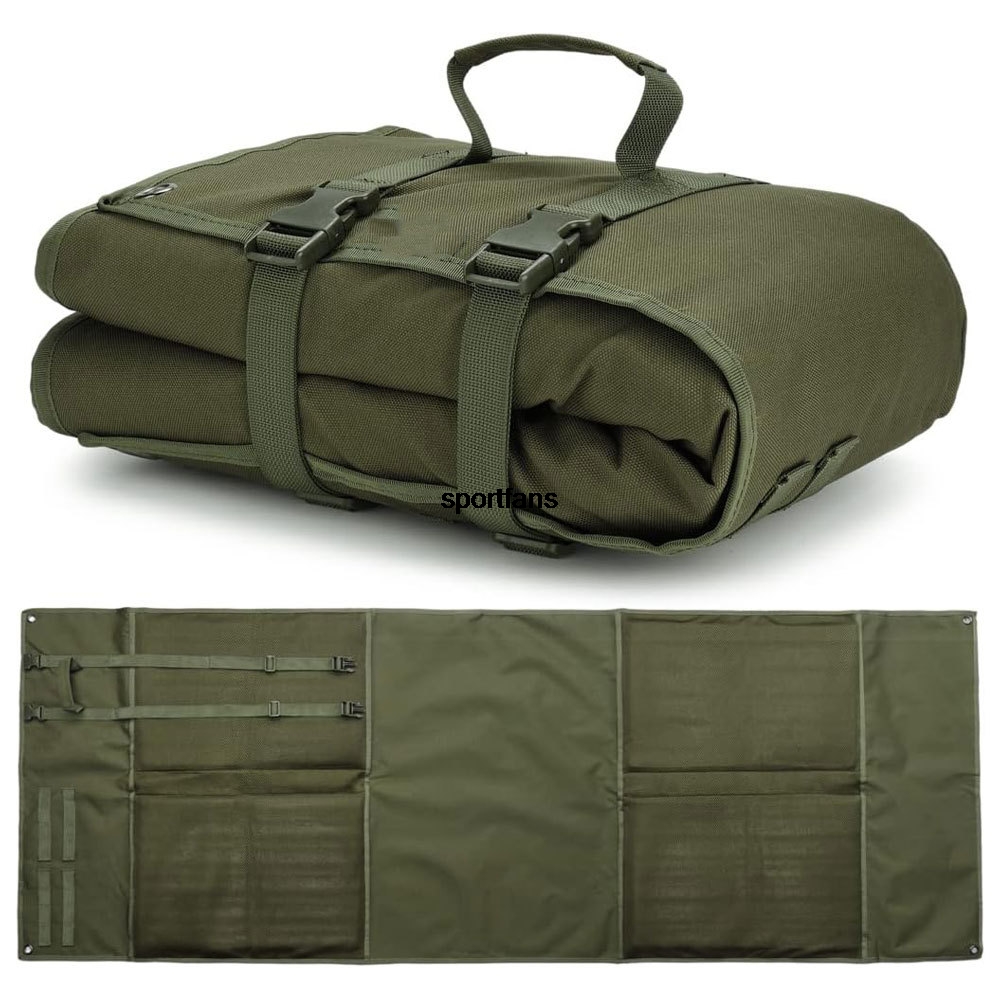 Hunting Outdoor Mat - เสื่อยิงปืนยุทธวิธี 900D ไนลอนกันน้ำแบบพับได้สำหรับการล่าสัตว์กลางแจ้งแคมป์ปิ้งสนามฝึกซ้อมอุปกรณ์พกพา