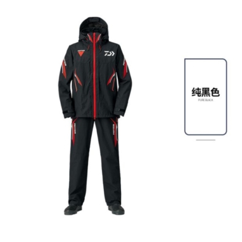 Outdoor Hunting Outfit - ขายกลางแจ้งการล่าสัตว์สีดำชุดเดินป่า Windbreaker ผู้ใหญ่กันน้ำ Softshell ตกปลายุทธวิธีเสื้อผ้า