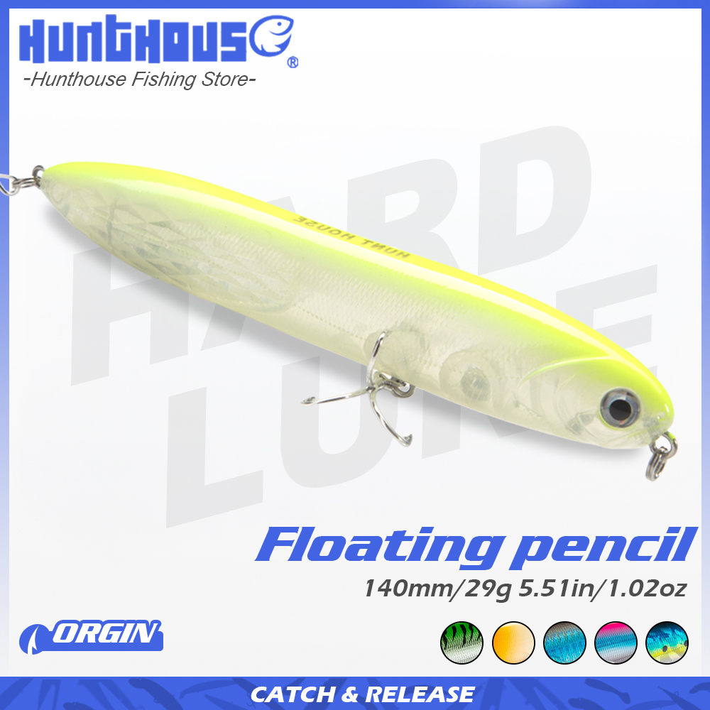 Hunting Quotes - เหยื่อตกปลา Hunthouse Pencil Surface Fishing Lure
