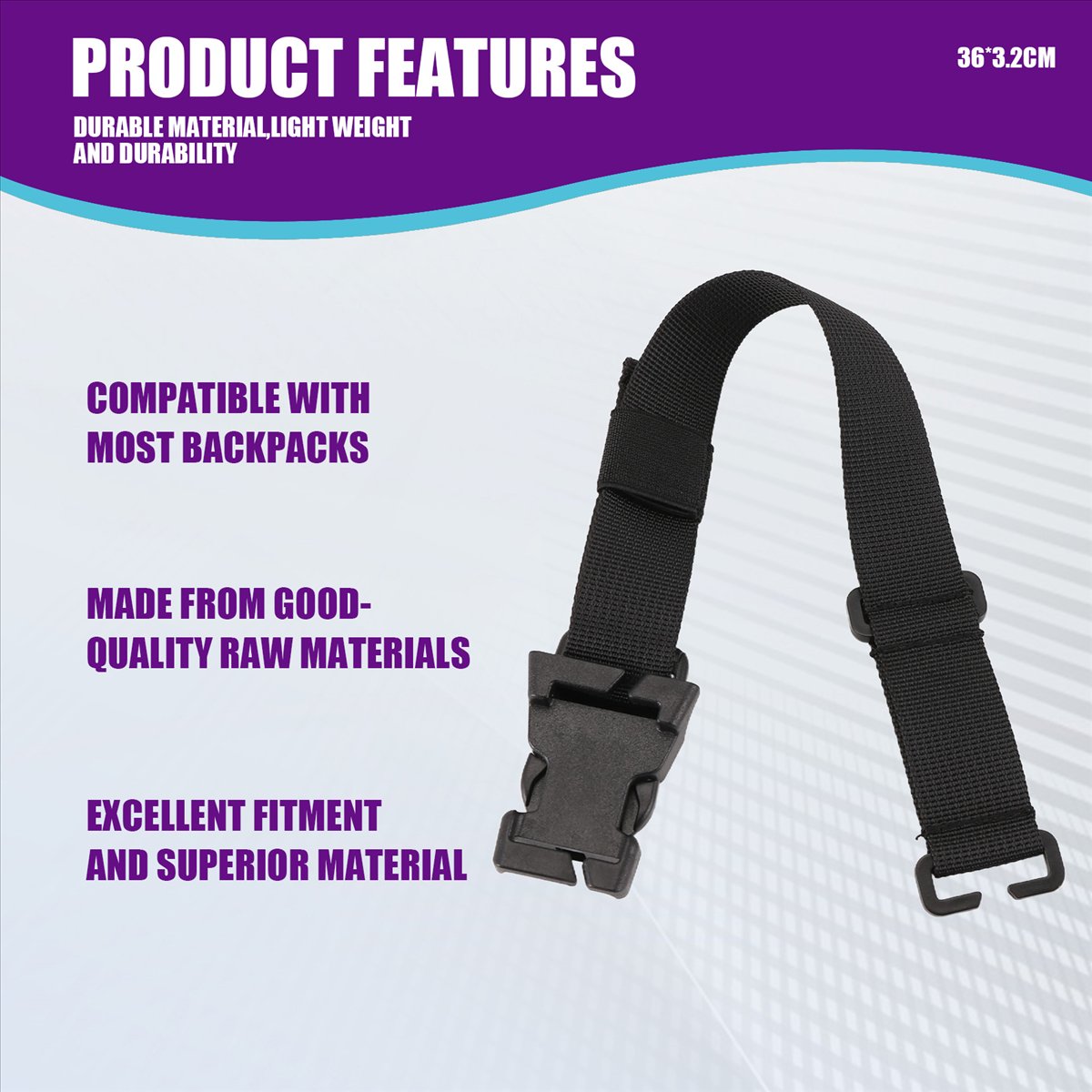 Outdoor Hunting Belt - [MEGAL SALE]4 ชิ้นสายรัดโมลสายรัดกระเป๋าเป้สะพายหลังอะแดปเตอร์สำหรับกีฬากลางแจ้งปีนเขาเดินป่าล่าสัตว์กระเป๋าสายรัดหน้าอก A