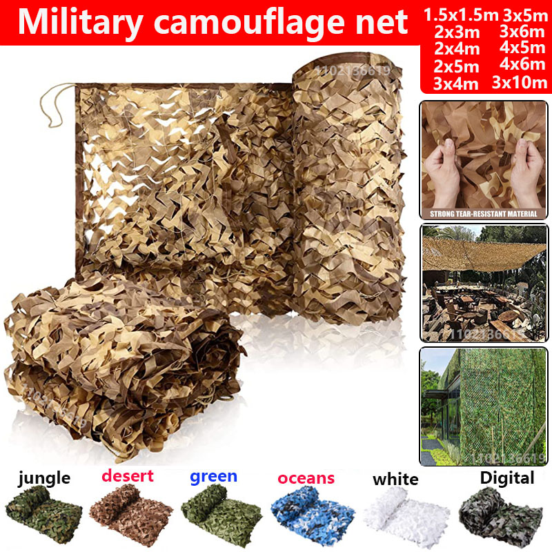 Camouflage Hunting Jacket - ตาข่ายพรางลายทหาร ตาข่ายพรางล่าสัตว์ ตาข่ายสำหรับศาลาในสวน ผ้าคลุมรถยนต์ สีขาว เขียว