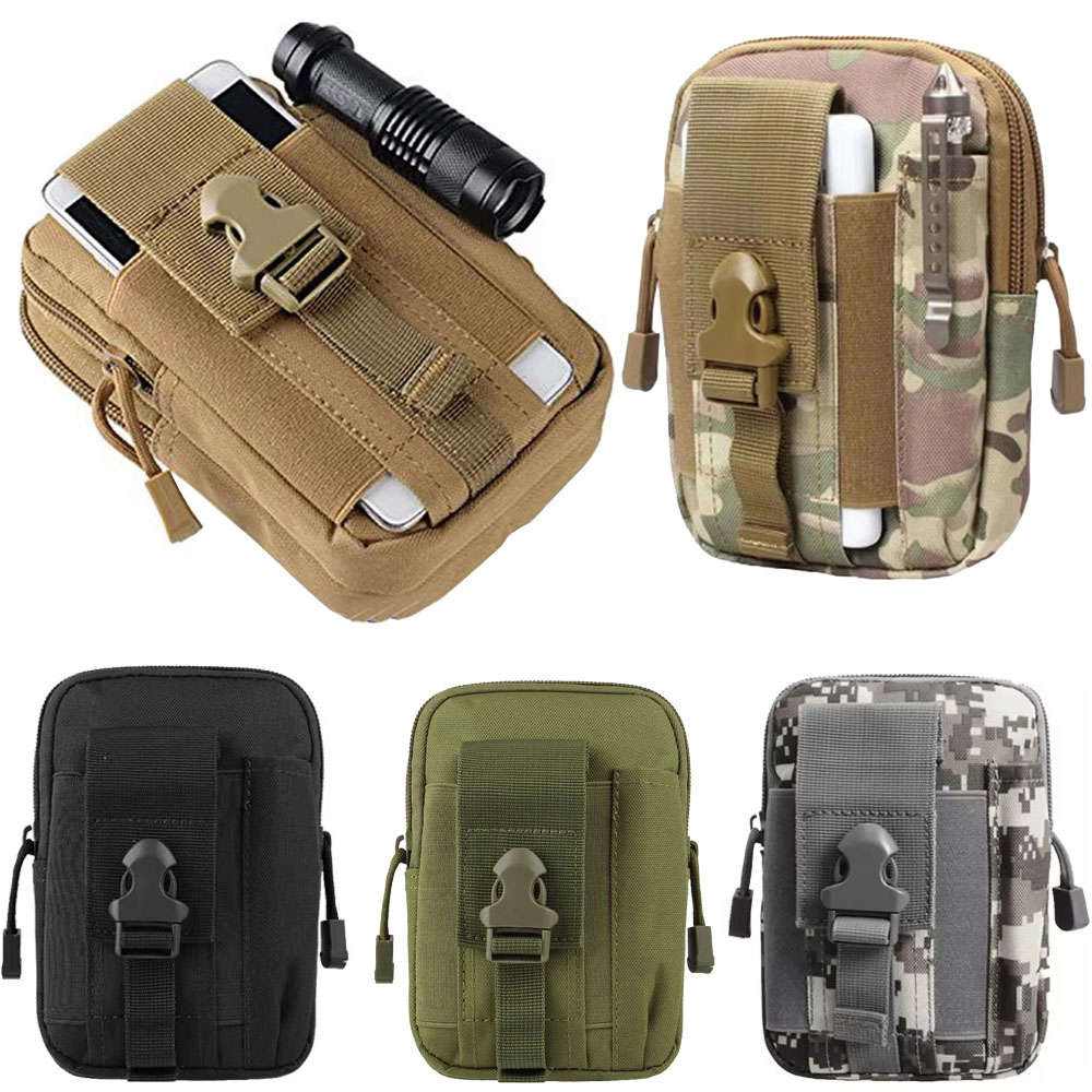 Outdoor Hunting Belt - อุปกรณ์กลางแจ้ง เครื่องมือ อุปกรณ์เสริม กระเป๋าคาดเอว กระเป๋าคาดเอวแบบยุทธวิธี EDC