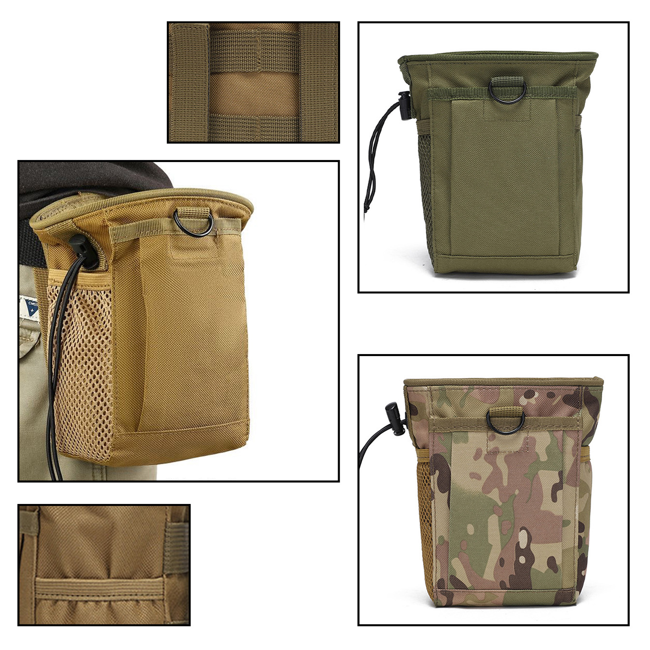 3-5L ลายพราง MOLLE กระเป๋ารีไซ - Camouflage Hunting Jacket บทวิจารณ์และราคา