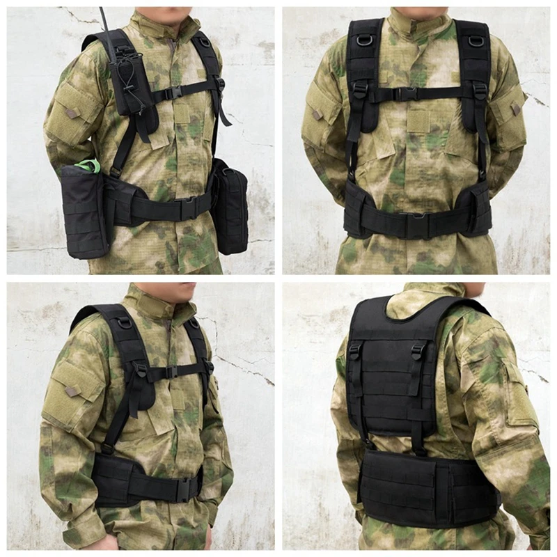 เสื้อกั๊กยุทธวิธีแบบถอดได้ Mol - Outdoor Hunting Belt บทวิจารณ์และราคา