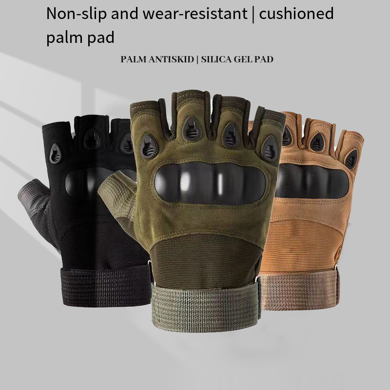 ถุงมือยุทธวิธีกลางแจ้งแบบครึ่ง - Outdoor Hunting Gloves บทวิจารณ์และราคา