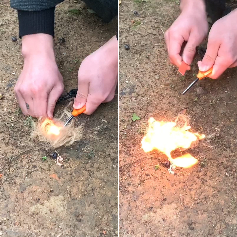 ที่จุดไฟแบบฟลินท์สำหรับเอาตัวร - Fire Starter Waterproof บทวิจารณ์และราคา