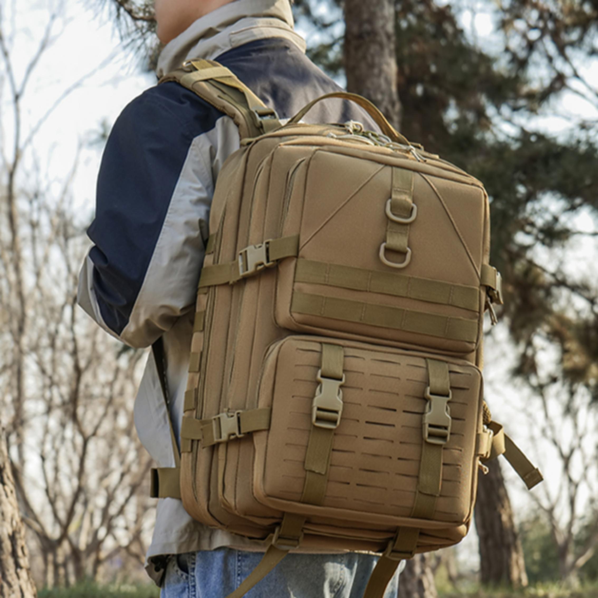 กระเป๋าเป้สะพายหลังยุทธวิธีกลา - Hunting Outdoor Logos บทวิจารณ์และราคา