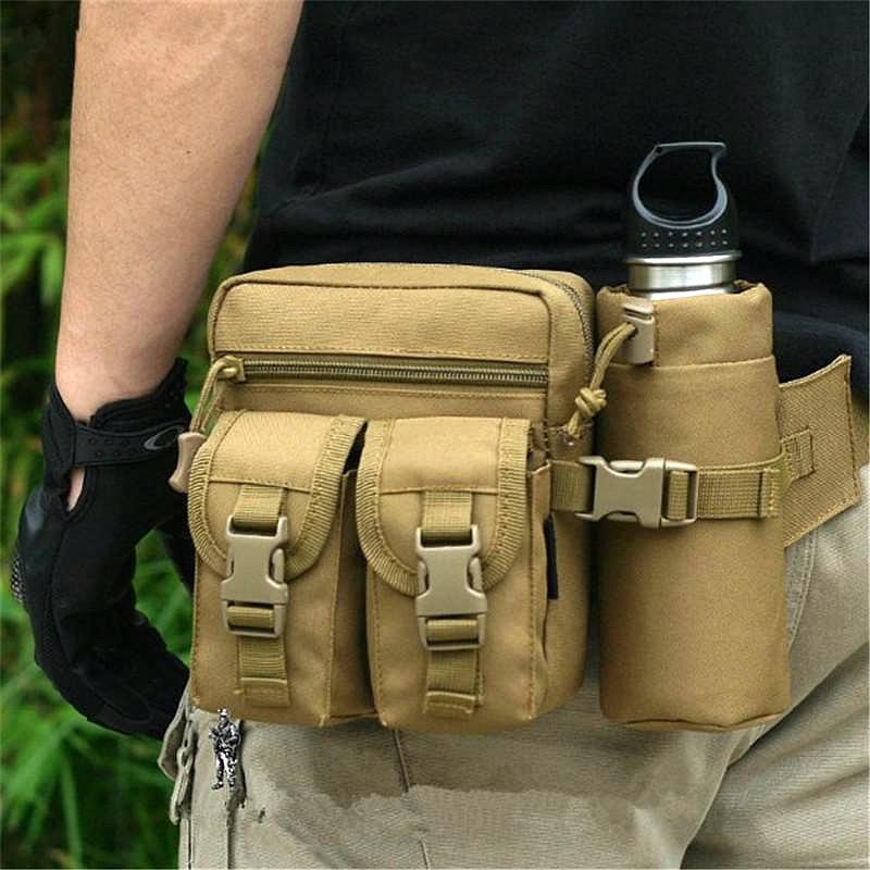 กระเป๋าคาดเอวผู้ชายแบบยุทธวิธี - Outdoor Hunting Belt บทวิจารณ์และราคา