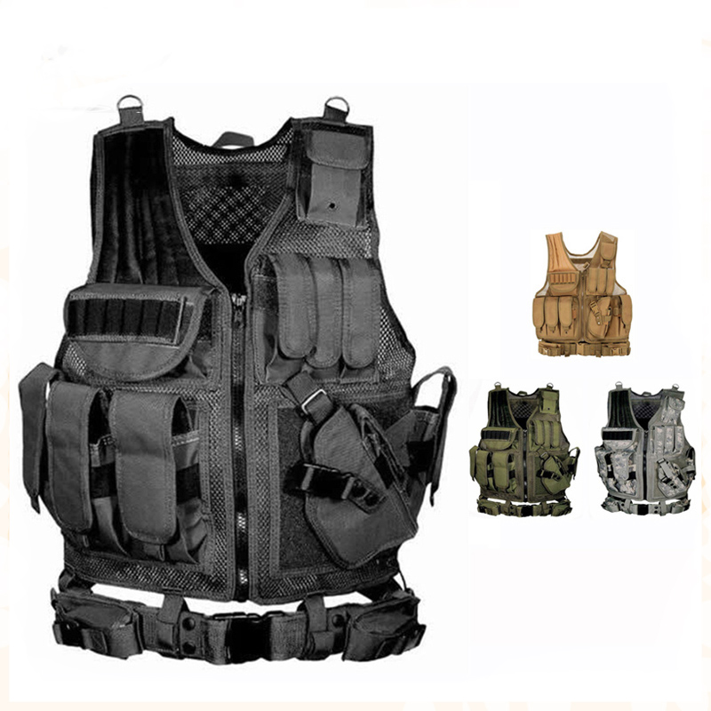 เสื้อกั๊กยุทธวิธีแบบปรับได้ Mo - Hunting Outdoor Jacket บทวิจารณ์และราคา