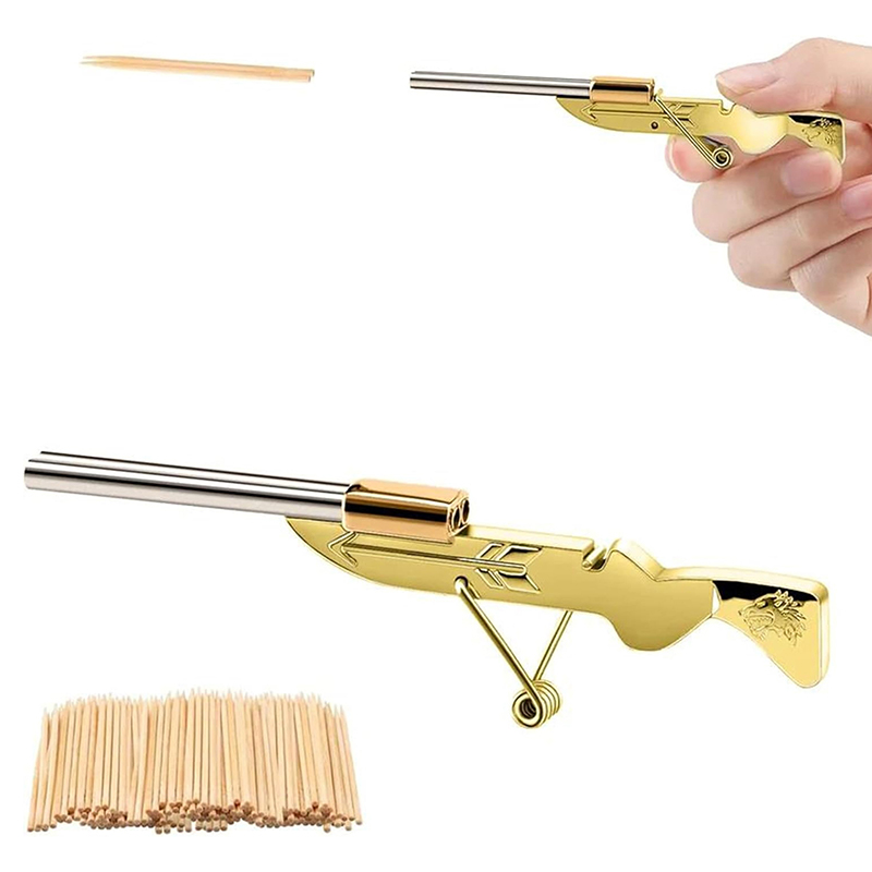 ปืนไม้จิ้มฟันขนาดเล็กของเล่นปื - Outdoor Hunting Gifts บทวิจารณ์และราคา