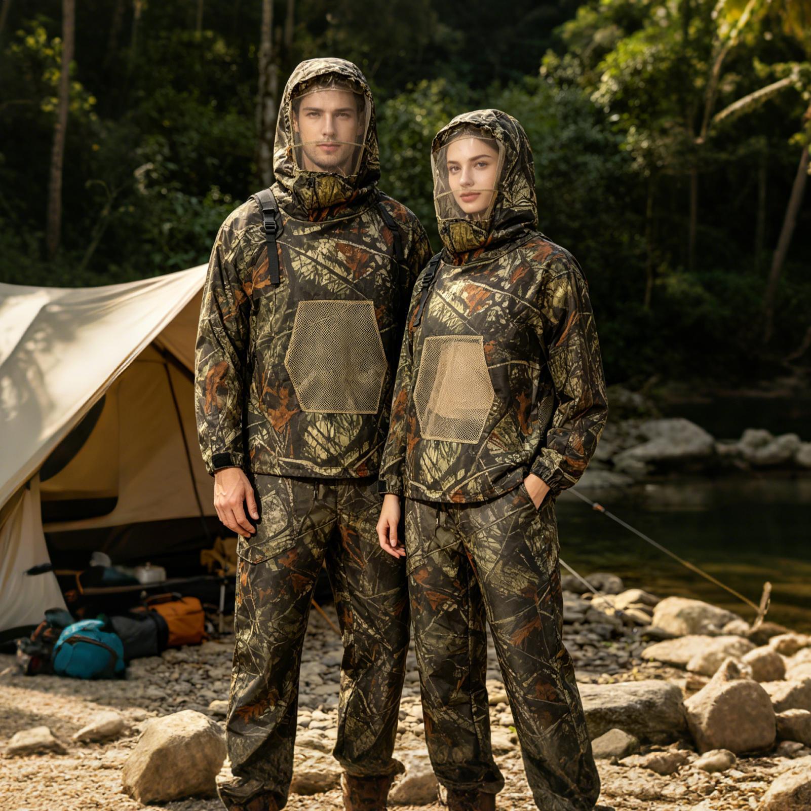 ชุดล่าสัตว์แบบตาข่ายป้องกันแมล - Outdoor Hunting Outfit บทวิจารณ์และราคา
