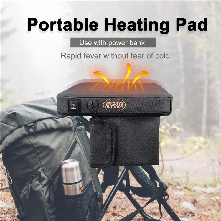 เบาะรองนั่งอุ่นแบบพกพา กันน้ำ  - Hunting Outdoor Mat บทวิจารณ์และราคา