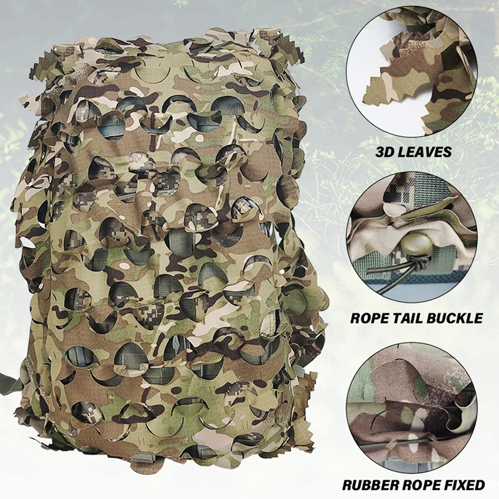60L COVER tas ransel ลายพราง3D - Outdoor Hunting Equipment บทวิจารณ์และราคา