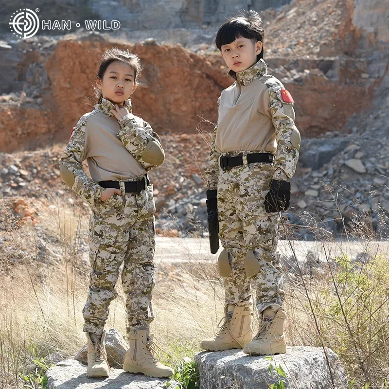 เด็กยุทธวิธีUniformการล่าสัตว์ - Camouflage Hunting Jacket บทวิจารณ์และราคา