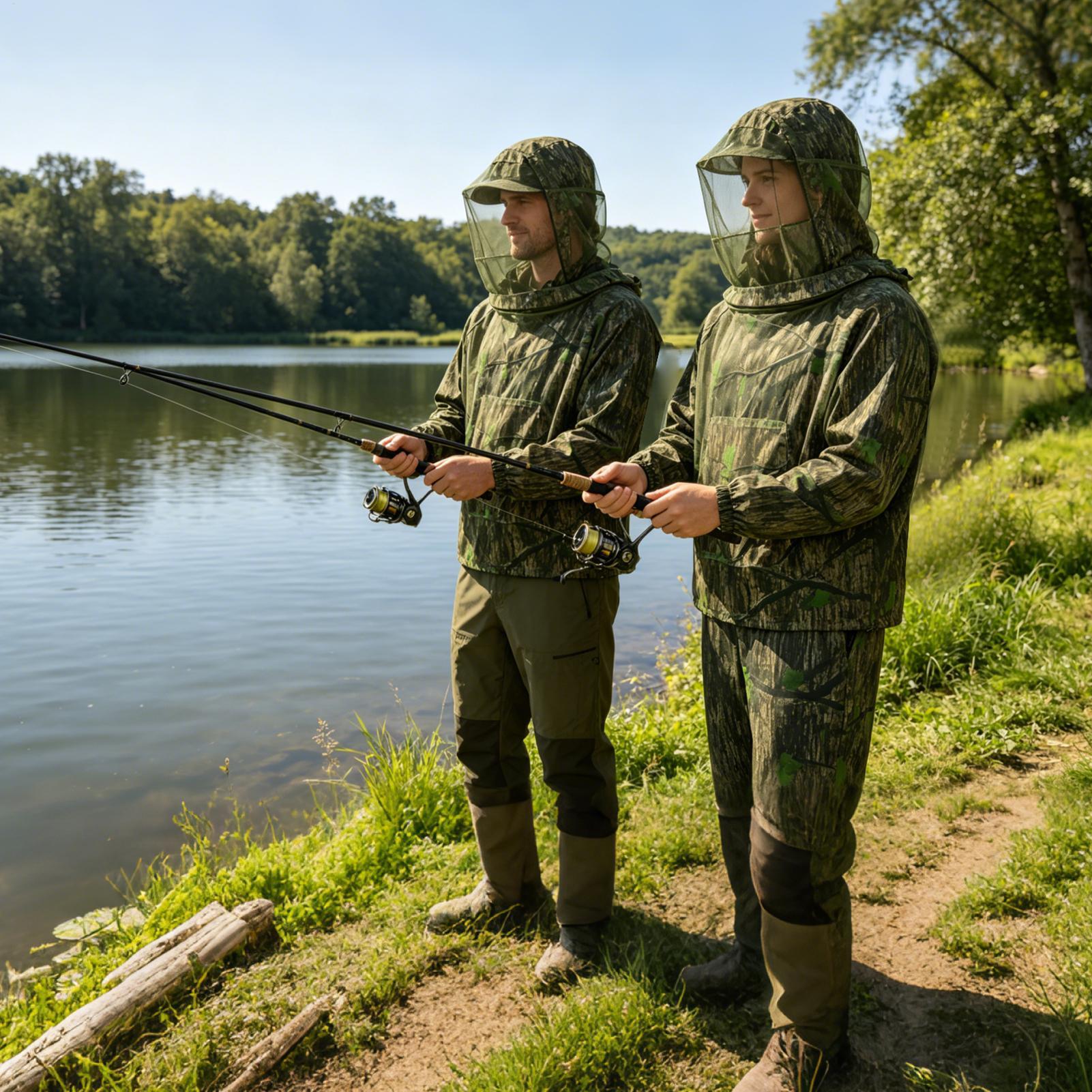 ชุดล่าสัตว์แบบตาข่ายกันแมลงพร้ - Outdoor Hunting Outfit บทวิจารณ์และราคา