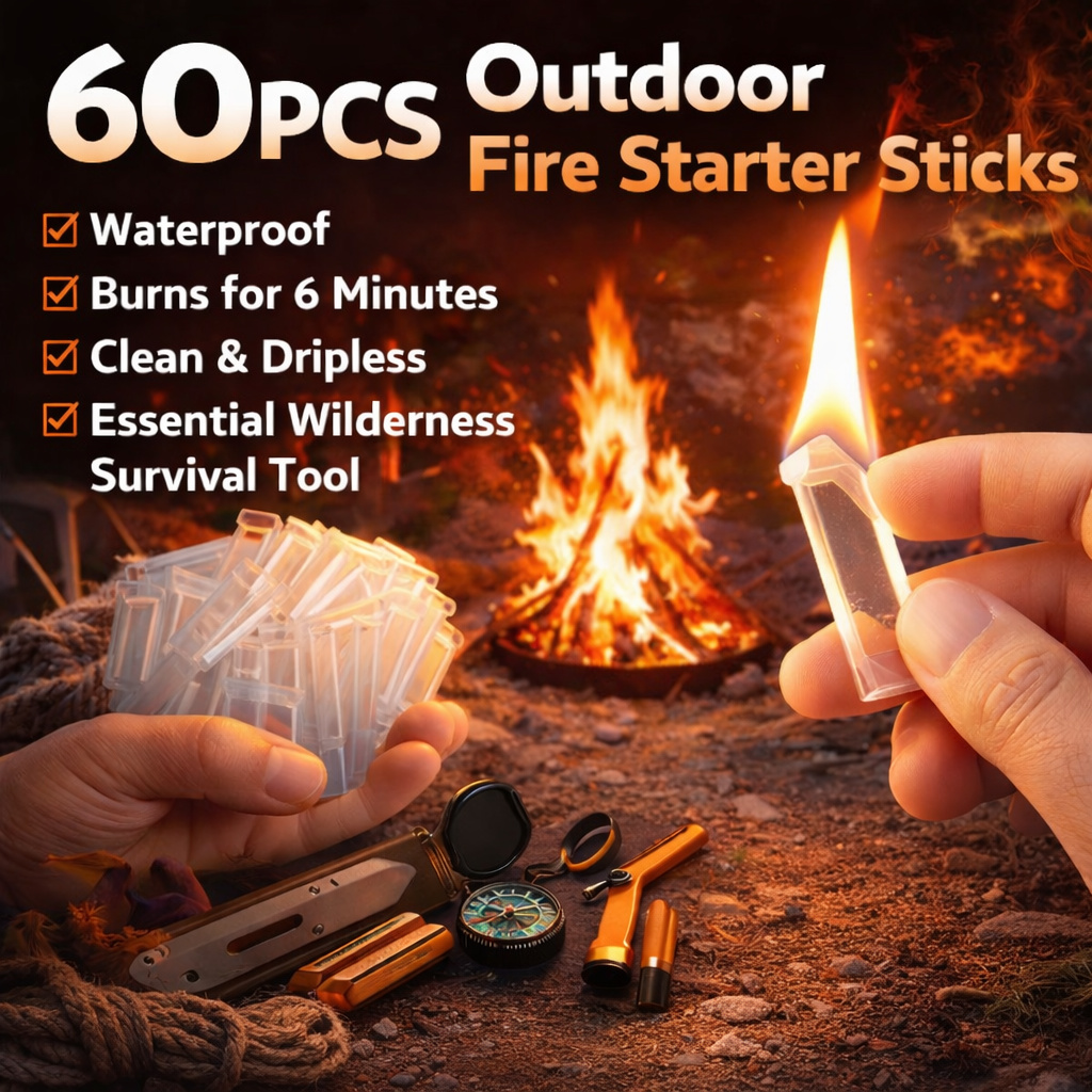 แท่งจุดไฟกันน้ำ 60 ชิ้น สำหรับ - Fire Starter Waterproof บทวิจารณ์และราคา