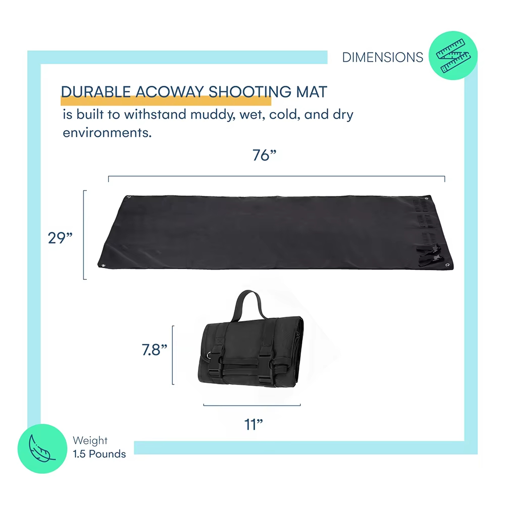 แผ่นรองยิงปืนอัดลมแบบม้วนได้ ส - Hunting Outdoor Mat บทวิจารณ์และราคา