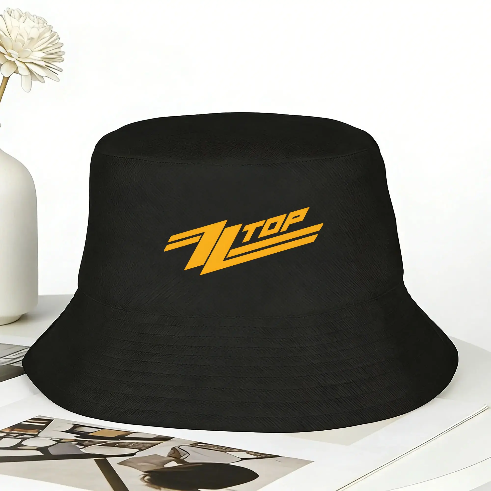 หมวกบักเก็ตโลโก้ ZZ Top แบบใหม - Hunting Outdoor Logos บทวิจารณ์และราคา