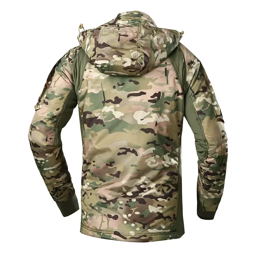 เสื้อแจ็คเก็ตซอฟต์เชลล์ลายพราง - Hunting Outdoor Jacket บทวิจารณ์และราคา